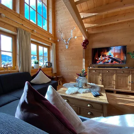 Luxus Blockhaus - Panoramablick, Direkt Am Skilift * فيلنغن