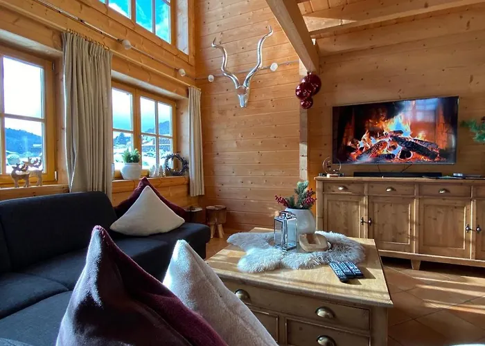 Luxus Blockhaus - Panoramablick, Direkt Am Skilift * Willingen (Upland)