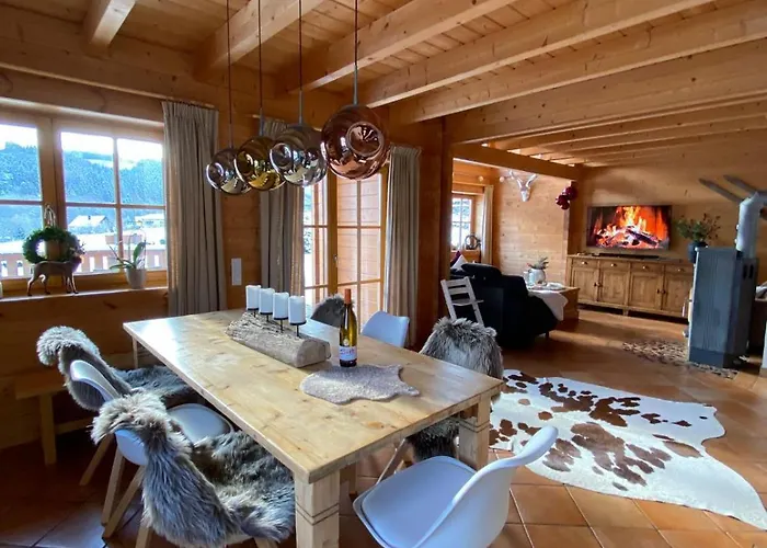 Luxus Blockhaus - Panoramablick, Direkt Am Skilift Hébergement de vacances