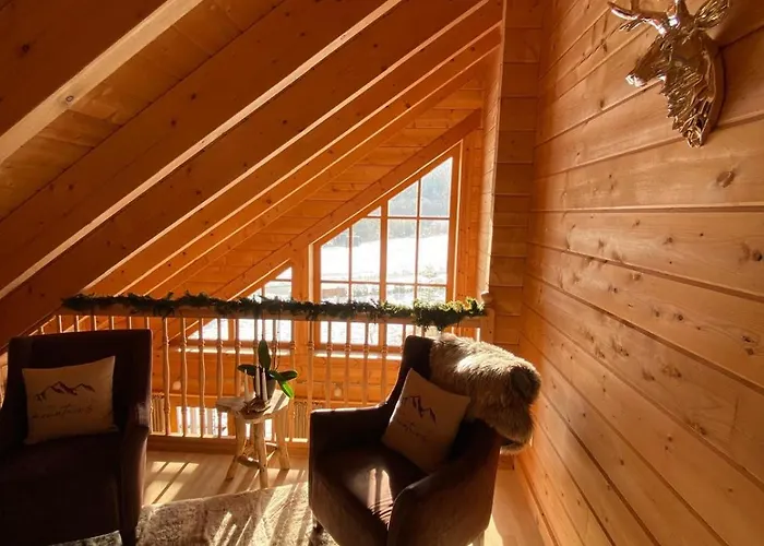 Hébergement de vacances Luxus Blockhaus - Panoramablick, Direkt Am Skilift Willingen (Upland)